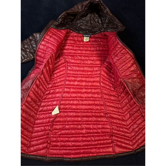 Patagonia Women’s Fiona Down Puffer Maroon Sz Small B27 - Picture 9 of 15